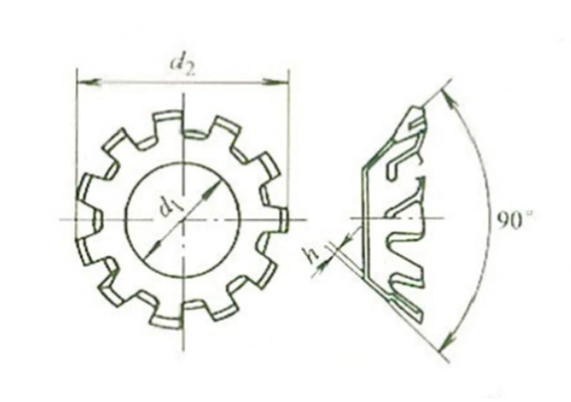 Serrated Conical Washer 1 Serrated Conical Washer 1
